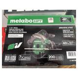 NEW IN BOX 7 1/4" 18V METABO SAW