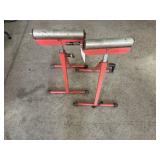 (2) ADJUSTABLE ROLLER STANDS