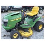 JOHN DEERE L118 RIDING MOWER