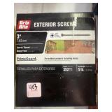 GRIP RITE- EXTERIOR SCREWS-3" COARSE THREAD