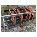 PABREAK 80" SKID STEER 2 CYLINDER SKELETON GRAPPLE