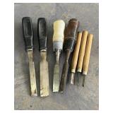 (7) WOOD CHISELS OF VARIOUS SIZES