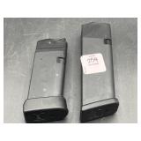 (2) GLOCK .45 MAGAZINES - 10 & 13 ROUNDS