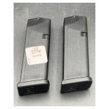 (2) GLOCK .357 10 ROUND MAGAZINES