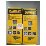 DEWALT 15ga "da" style angled finish nails