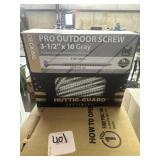 QTY-12 1LB BOXES OD PRO OUTDOOR SCREW 3-1/2"X 10
