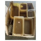 COMMERCIAL PLASTIC FOOD STORAGE PANS/LIDS