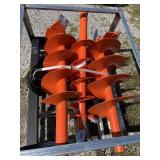 PABREAK AUGER WITH 3 BITS  FOR SKID STEER