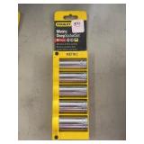 STANLEY 5PC METRIC DEEP SOCKET SET - 3/8" DRIVE