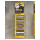 STANLEY 5PC METRIC DEEP SOCKET SET - 3/8" DRIVE