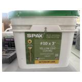 SPAX #10 X 3 YELLOW ZINC COATING - INTERIOR USE