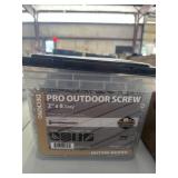PRO OUTDOOR DECKING SCREWS 2" X 8 GRAY