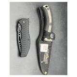 (1) CAMILLUS FIXED BLADE KNIFE & (1) CAMILLUS FOL