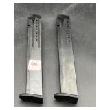 (2) PROMAG .40 S&W 25 ROUND MAGAZINES