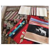 (7) Hand Woven Wool Wall Hangings