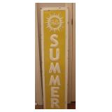 Hello Summer Metal Sign