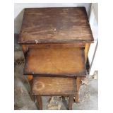 Mid Century Modern Wooden Nesting Tables