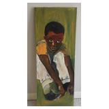 Andree L. Young Boy Painting