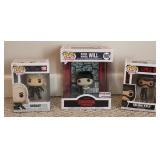 Byers House Will, Geralt, & Selina Kyle Funko Pops
