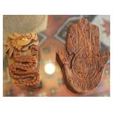 Dragon & Central Eye Palm Puzzle Wooden Boxes