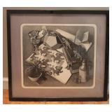 1943 Famous Reptiles M.C. Escher Lithograph