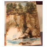 Stanley Dudek Landscape Water Color Painting