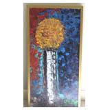 Textured Impasto Painting of the Sunsphere
