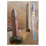 (2) J. Devlin Stained Glass Kaleidoscopes