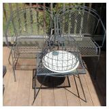 Wrought Iron Patio Chairs & Table