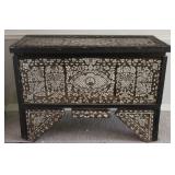 Mother of Pearl & Bone Inlaid Wedding Dowry Chest