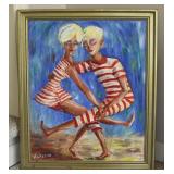 Renculin Dancing Contemporary Painting