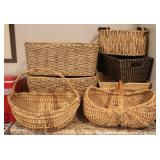 (7) Woven Basket Collection
