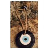 Glass Evil Eye Hanging Amulet