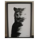 Bear in the Forest Style Artwork By Andreas Lie