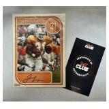 Jamal Lewis Autographed Card