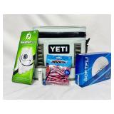YETI Hopper Flip Cooler & Golf Accessories