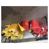 8 gas cans