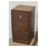 Vintage Wooden Nightstand Side Table 14 x 14 x 27