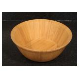 Natural Bamboo Serving Bowl