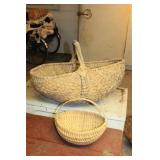 LARGE BUTT BASKET & OTHER BASKET