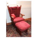 GLIDER ROCKER W/MATCHING GLIDER OTTOMAN