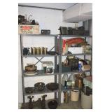 DOUBLE METAL SHELF (CONTENTS SOLD SEPARATELY)