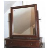 TABLE TOP SHAVING MIRROR W/SINGLE DRAWER
