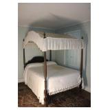ELEGANT FOUR POSTER FULL SIZE BED