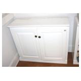 DOUBLE DOOR WHITE CABINET