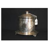 SILVER PLATED BISCUIT BOX