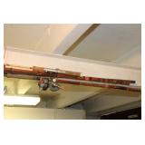 BAMBOO FISHING POLES & SEARS ROD & REEL
