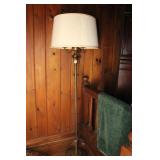 BRASS TONE FLOOR LAMP