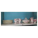 TRANSFERWARE DISHES ETC