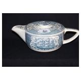CURRIER & IVES TEAPOT